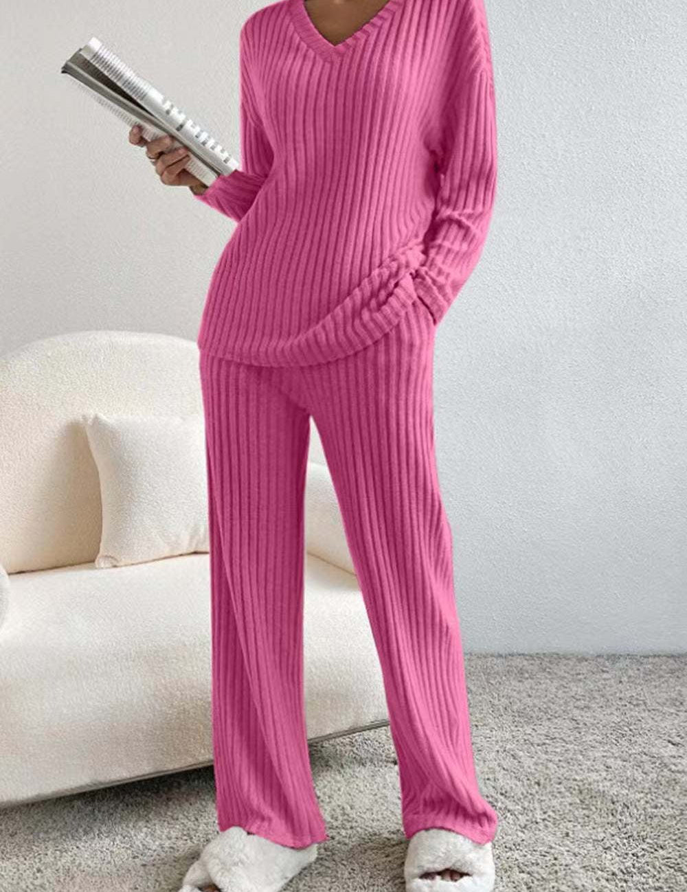 Sienna Laurent | Soft Knit Lounge Set For Women