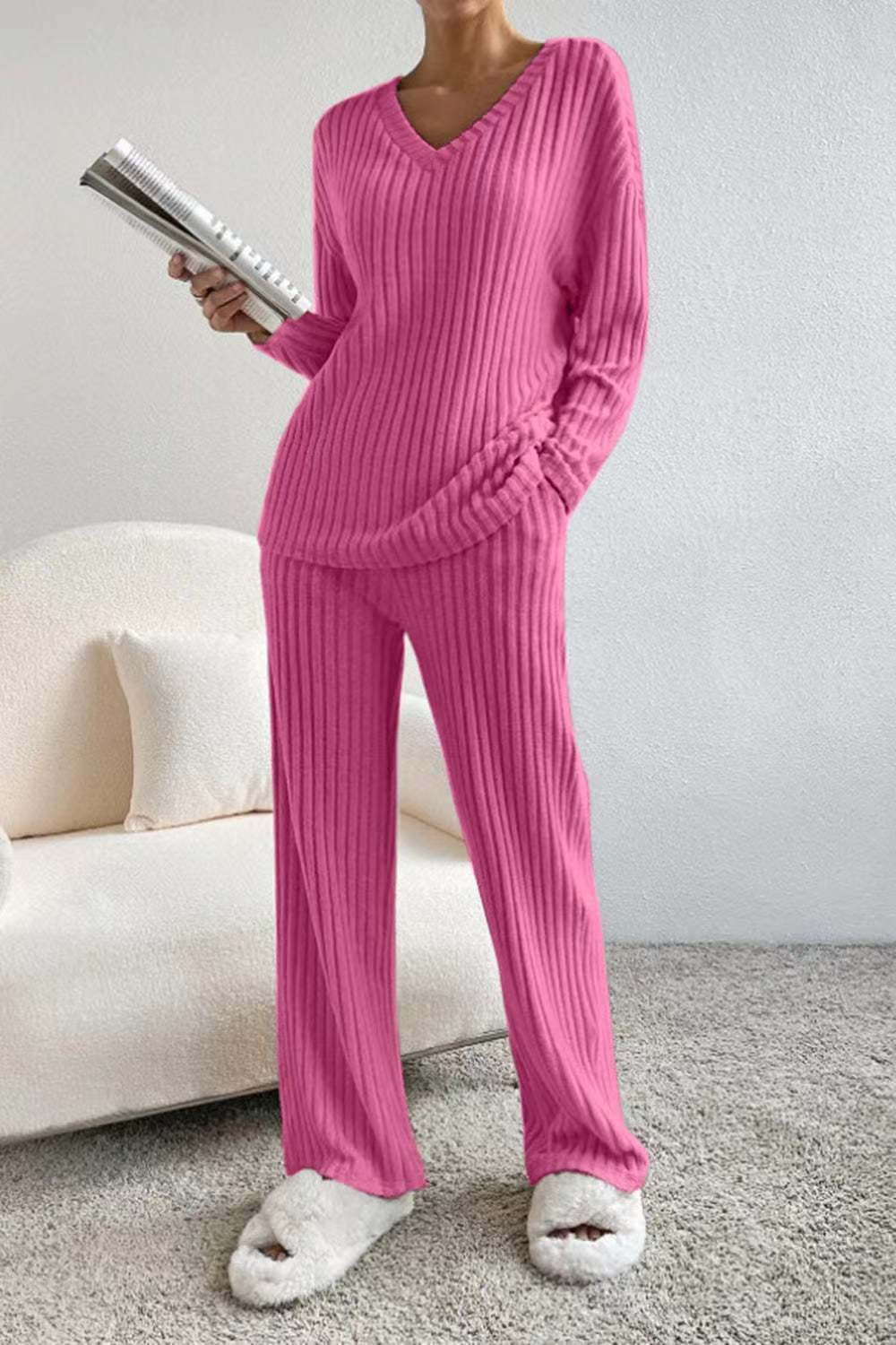 Sienna Laurent | Soft Knit Lounge Set For Women