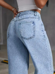 Chloé Bernard | Relaxed Wide-Leg Denim Jeans For Women