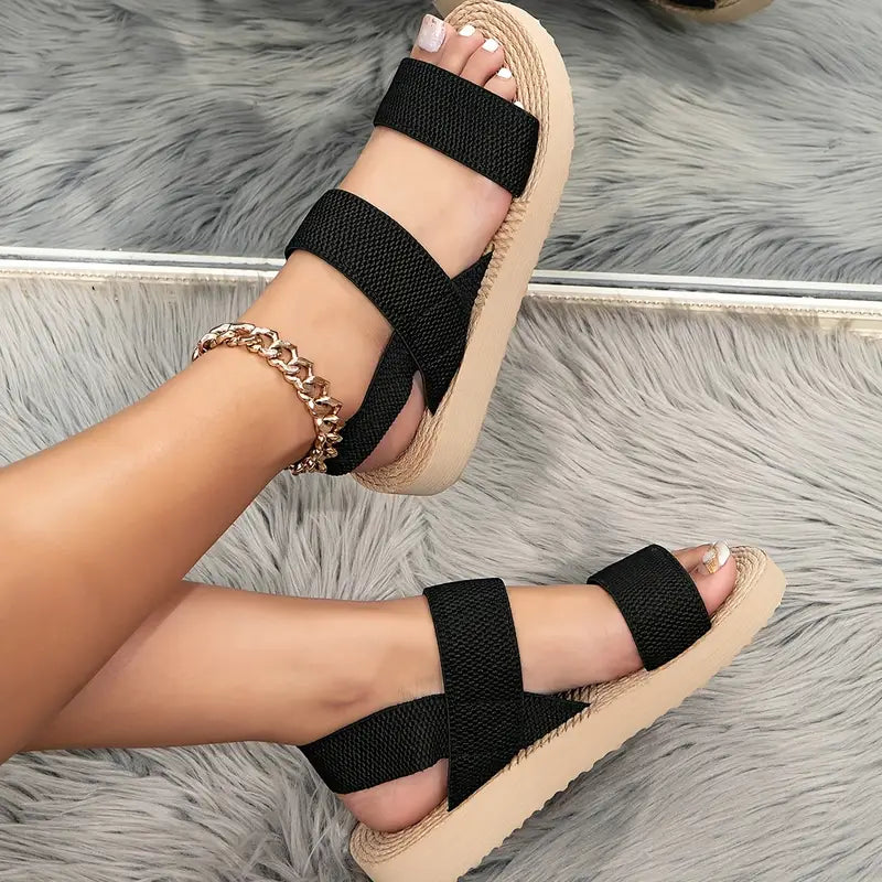 Isabella Rossi | Casual Comfort Platform Sandals For Women
