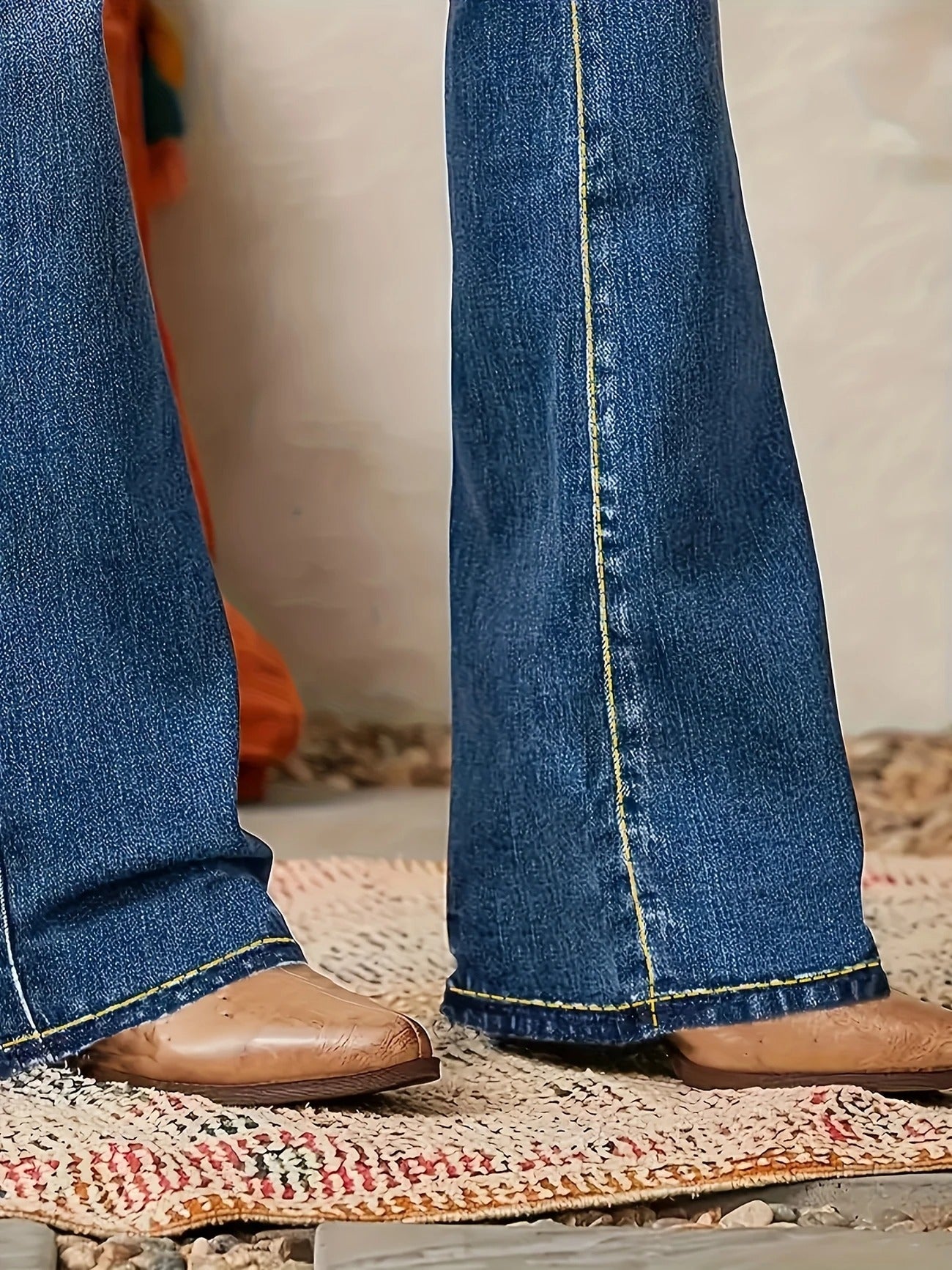 Isabella Moretti | High-Waist Flare Jeans with Sculpted Fit For Women