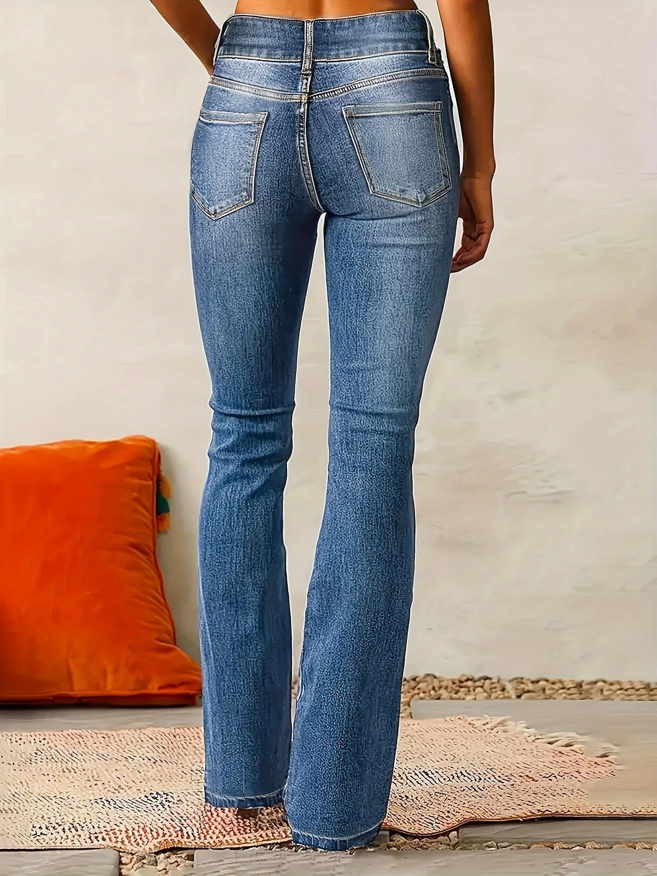 Isabella Moretti | High-Waist Flare Jeans with Sculpted Fit For Women
