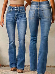 Isabella Moretti | High-Waist Flare Jeans with Sculpted Fit For Women