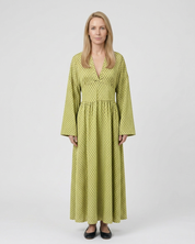 Sophie Delacroix | Elegant Long Sleeve Maxi Dress With Flowing Silhouette For Women