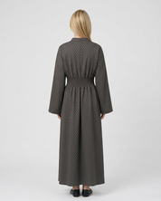 Sophie Delacroix | Elegant Long Sleeve Maxi Dress With Flowing Silhouette For Women