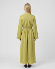 Sophie Delacroix | Elegant Long Sleeve Maxi Dress With Flowing Silhouette For Women