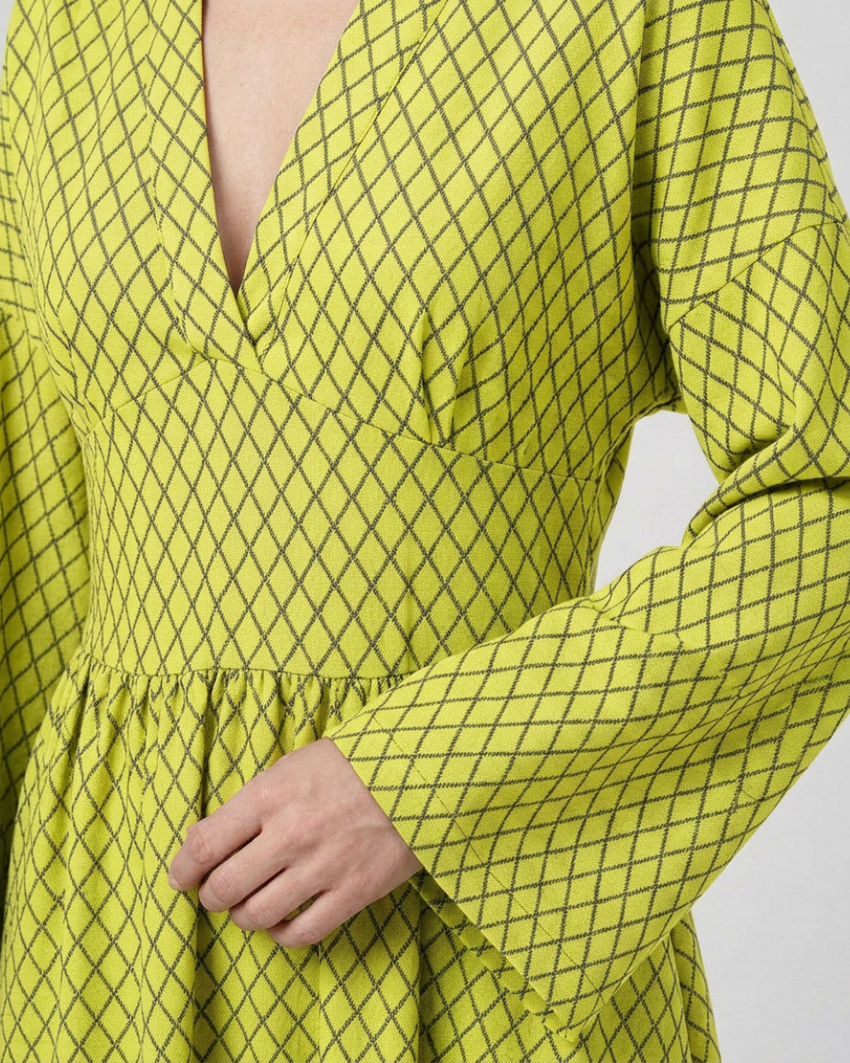 Sophie Delacroix | Elegant Long Sleeve Maxi Dress With Flowing Silhouette For Women