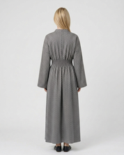 Sophie Delacroix | Elegant Long Sleeve Maxi Dress With Flowing Silhouette For Women