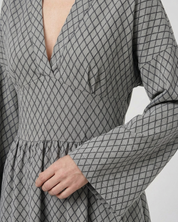 Sophie Delacroix | Elegant Long Sleeve Maxi Dress With Flowing Silhouette For Women