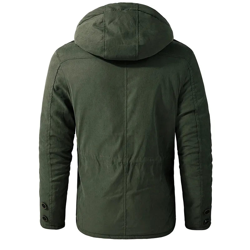 James Hartley | Insulated Hooded Parka Jacket For Men