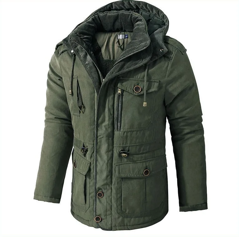 James Hartley | Insulated Hooded Parka Jacket For Men