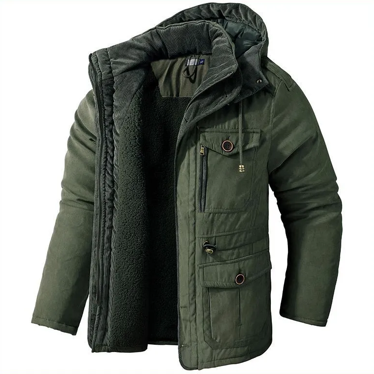 James Hartley | Insulated Hooded Parka Jacket For Men
