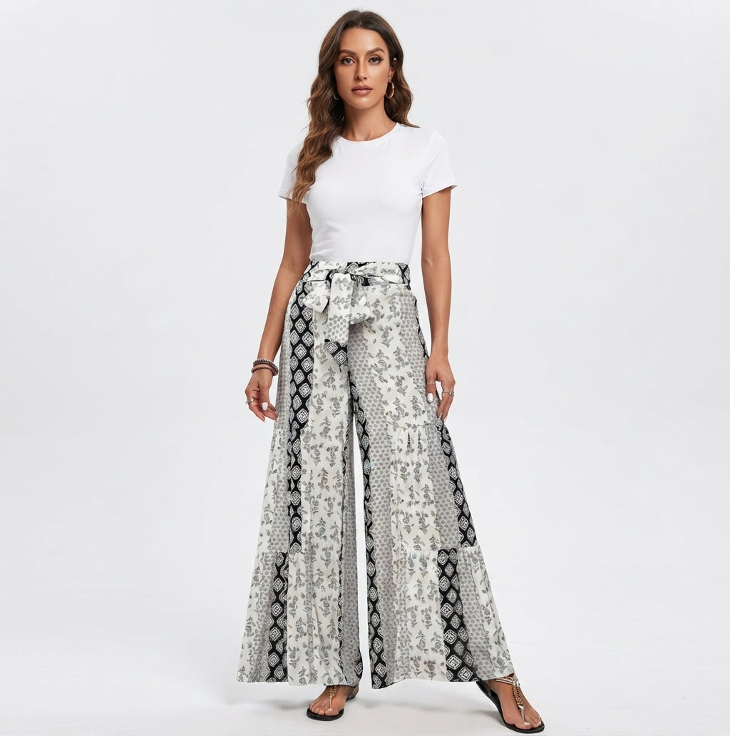 Mackenzie Rowley | Tie-Waist Wide-Leg Pants For Women