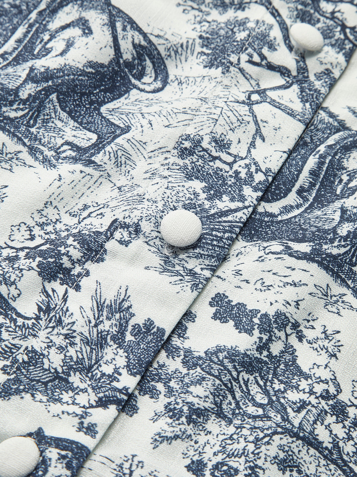 Grace Holloway | Blue Toile 3-Piece Printed Set For Women