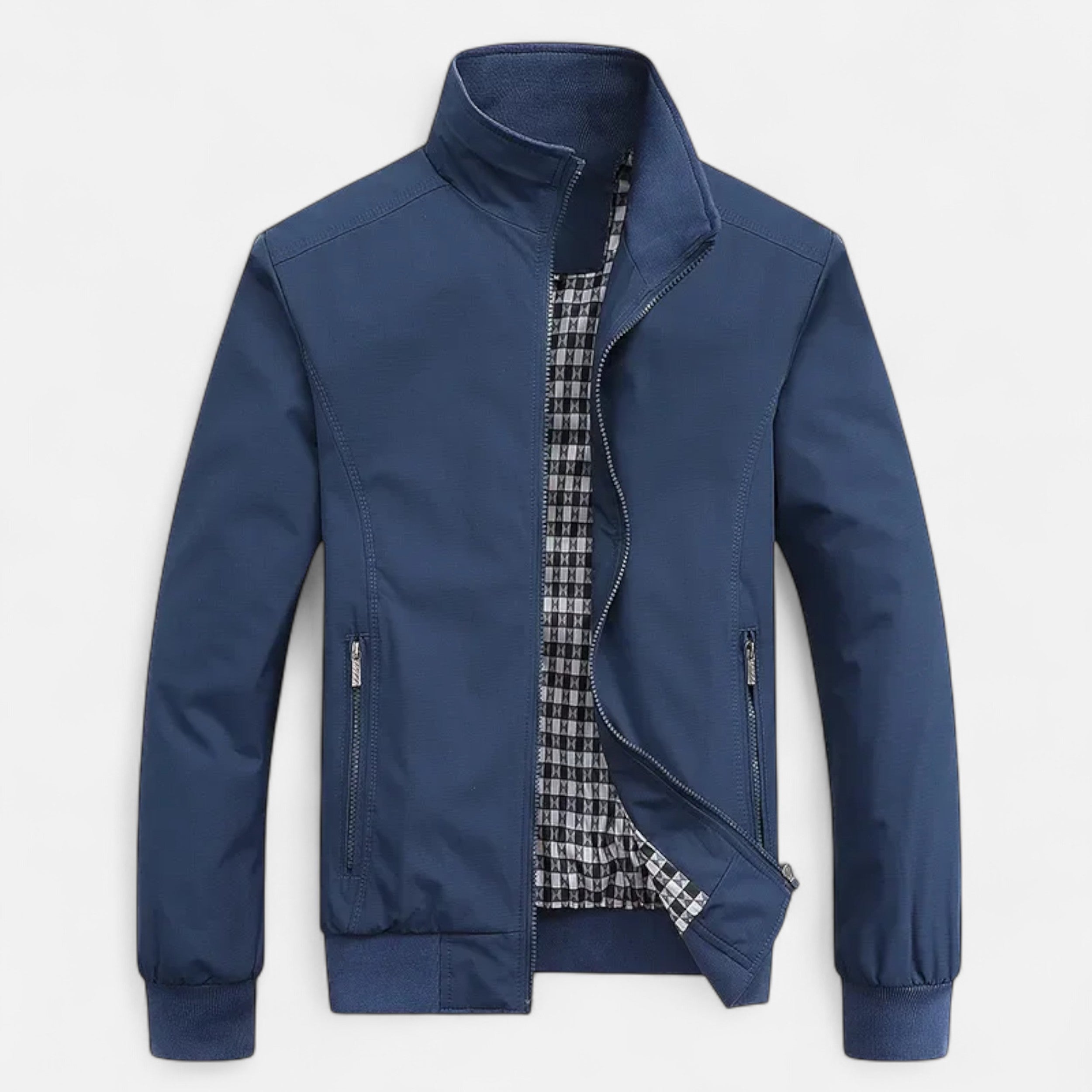 Luca Moretti | Premium Zip Bomber Jacket For Men