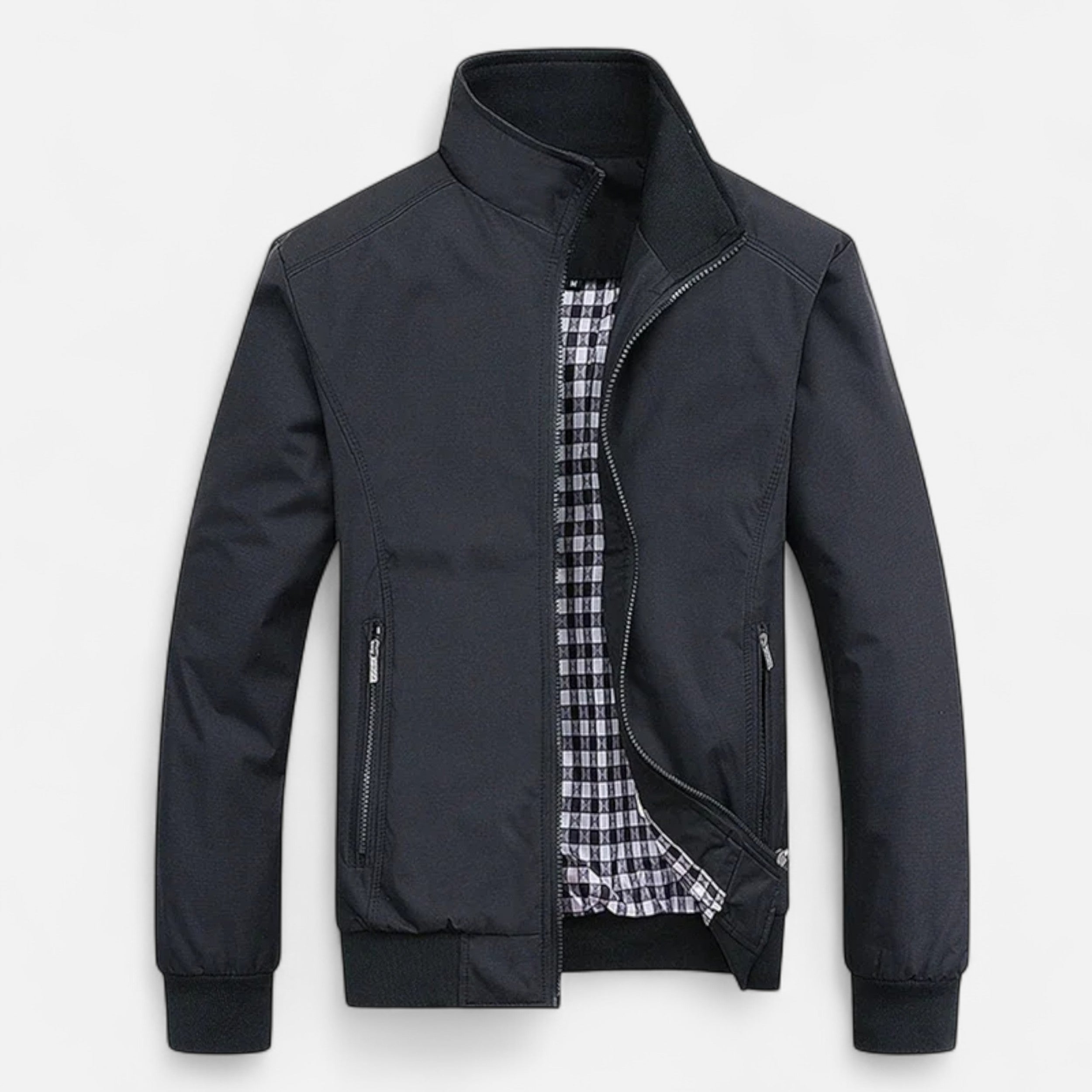 Luca Moretti | Premium Zip Bomber Jacket For Men