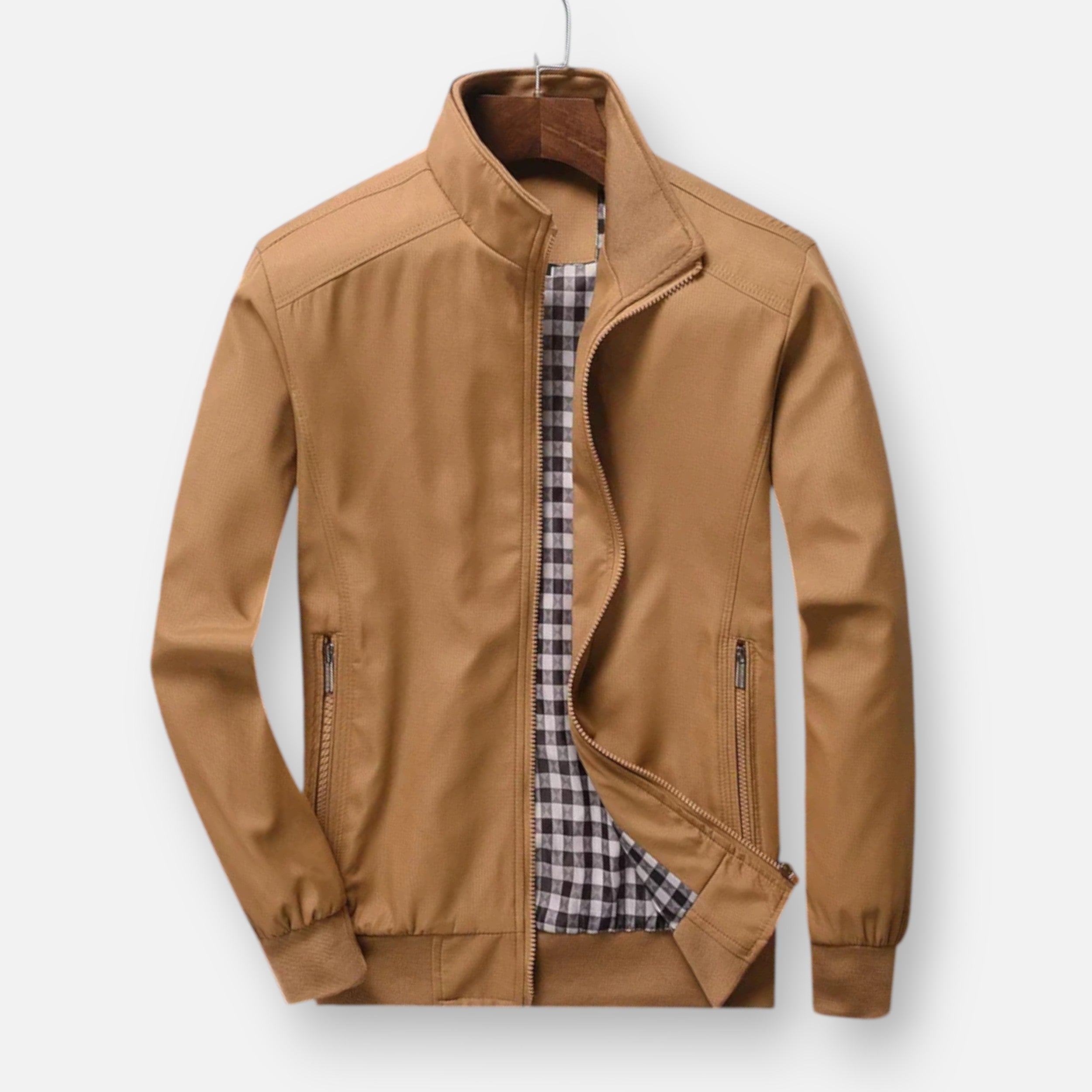 Luca Moretti | Premium Zip Bomber Jacket For Men