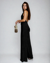 Imogen Rafferty | Pleated Halter Two-Piece Set For Women