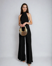 Imogen Rafferty | Pleated Halter Two-Piece Set For Women