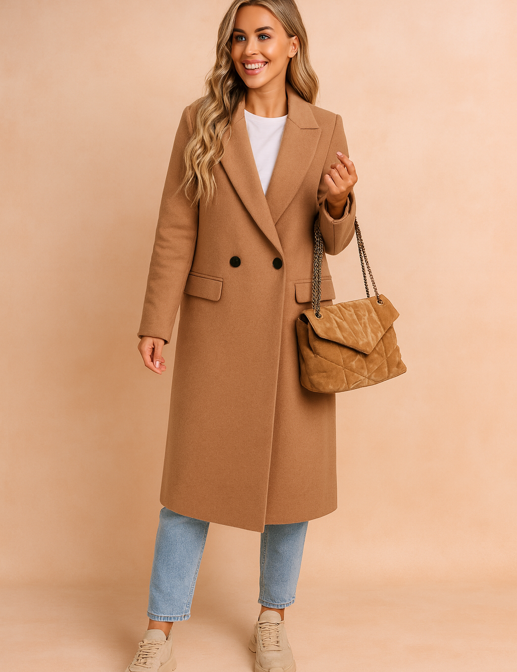 Élodie Beaumont | Double-Breasted Coat For Women