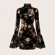 Matilda Evans | Floral Lace-Trim Cocktail Dress For Women
