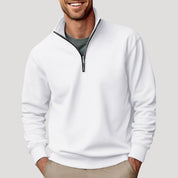 Julien Moreau | Premium Zip-Neck Sweater For Men