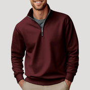 Julien Moreau | Premium Zip-Neck Sweater For Men