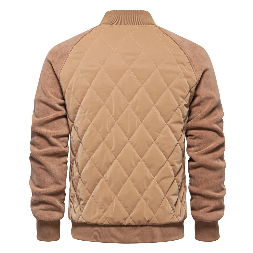 Mens-Bomber-Jacket-Quilted-Varsity-with-Snap-Button-Padded-8.webp