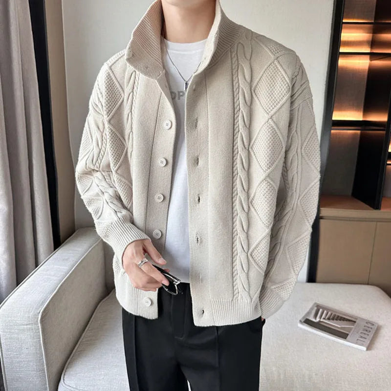 Mens-Cable-Knit-Cardigan-with-Stand-Collar-Button-Up-6.webp