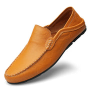 Marco De Santis | Classic Leather Slip-On Loafers with Timeless Comfort For Men