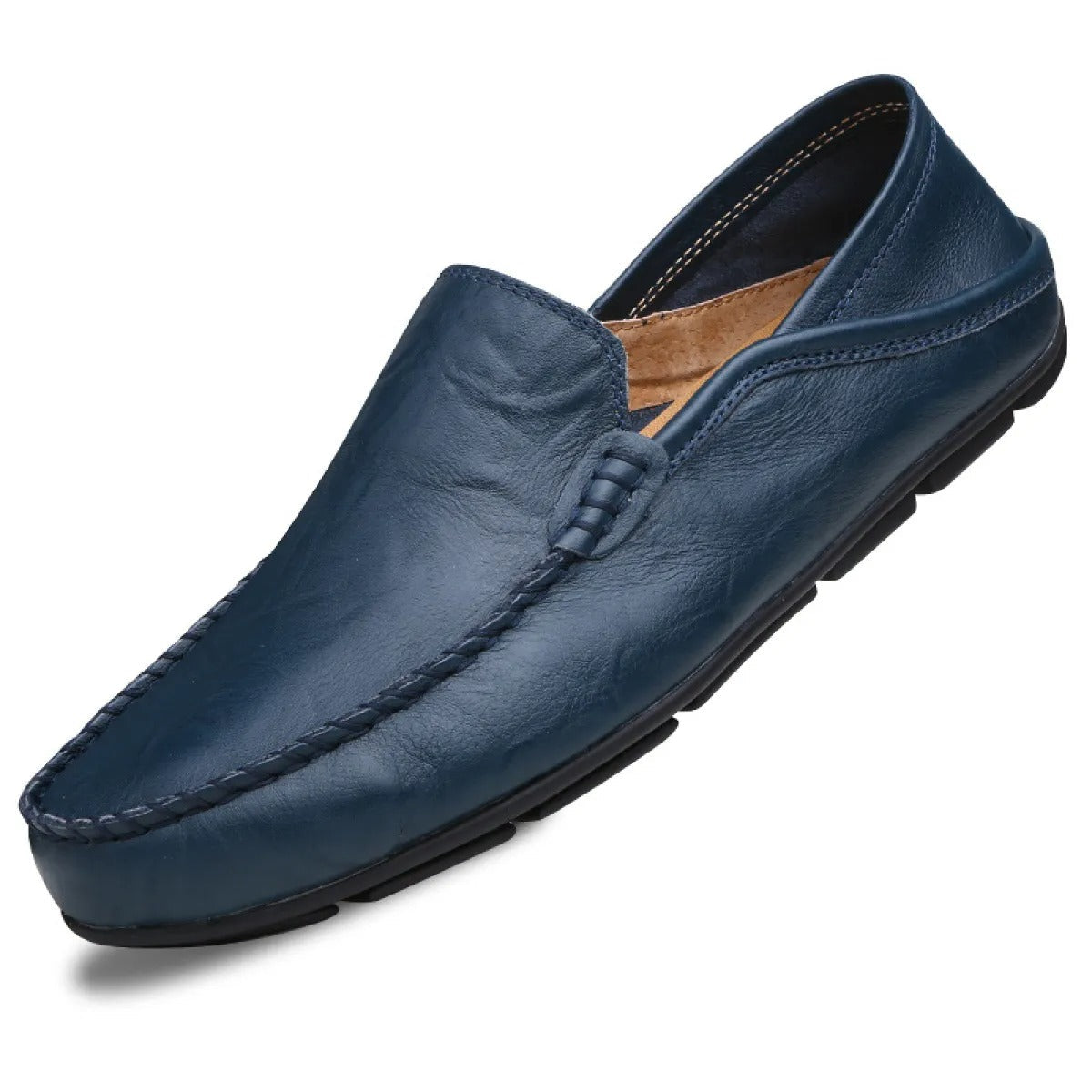 Marco De Santis | Classic Leather Slip-On Loafers with Timeless Comfort For Men