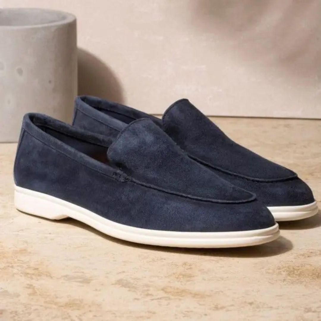 Luca Bianchi | Suede Slip-On Loafers with Effortless Comfort For Men