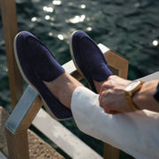 Luca Bianchi | Suede Slip-On Loafers with Effortless Comfort For Men