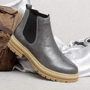 Ethan Kelly | Platform Leather Chelsea Boots For Men