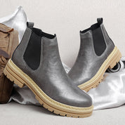 Ethan Kelly | Platform Leather Chelsea Boots For Men