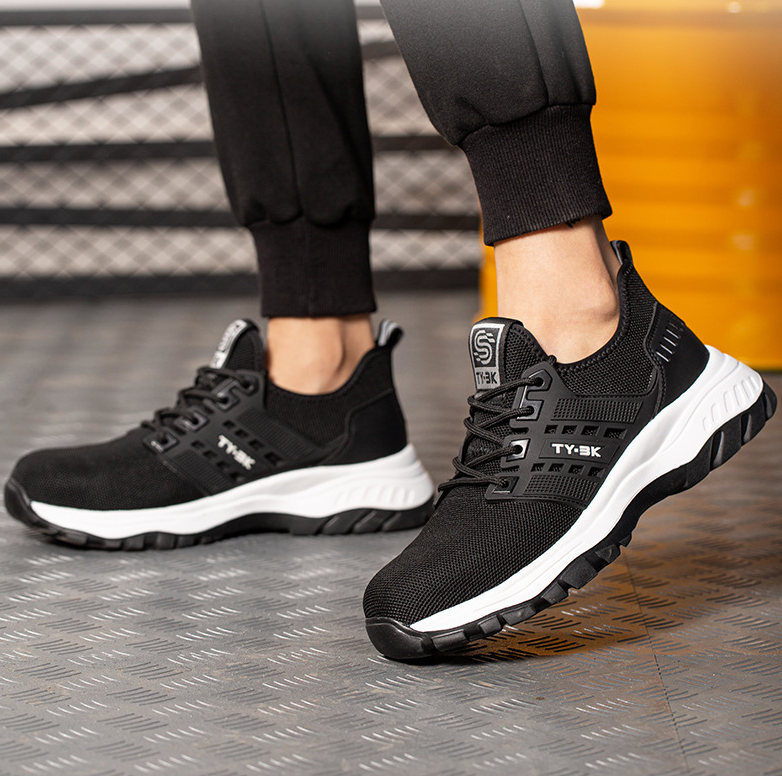 Lachlan Taylor | Mesh Lace-Up Safety Sneakers For Men