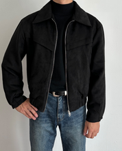 Marco DeLuca | Vintage Suede Zip Jacket with Tailored Modern Fit For Men
