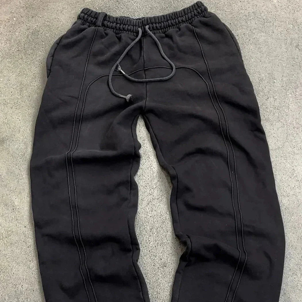 Liam Anderson | Wide Leg Cargo Sweatpants For Men