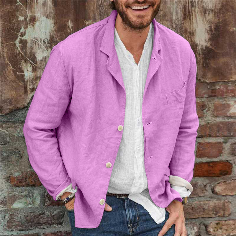 Marco Bellini | Casual Linen Blazer For Men