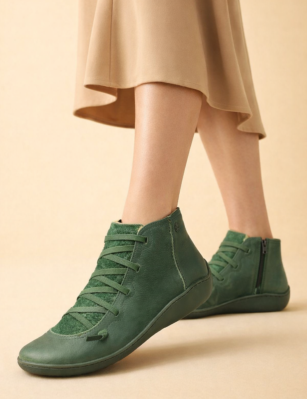Alessia Romano | Urban Comfort Zip Boots For Women