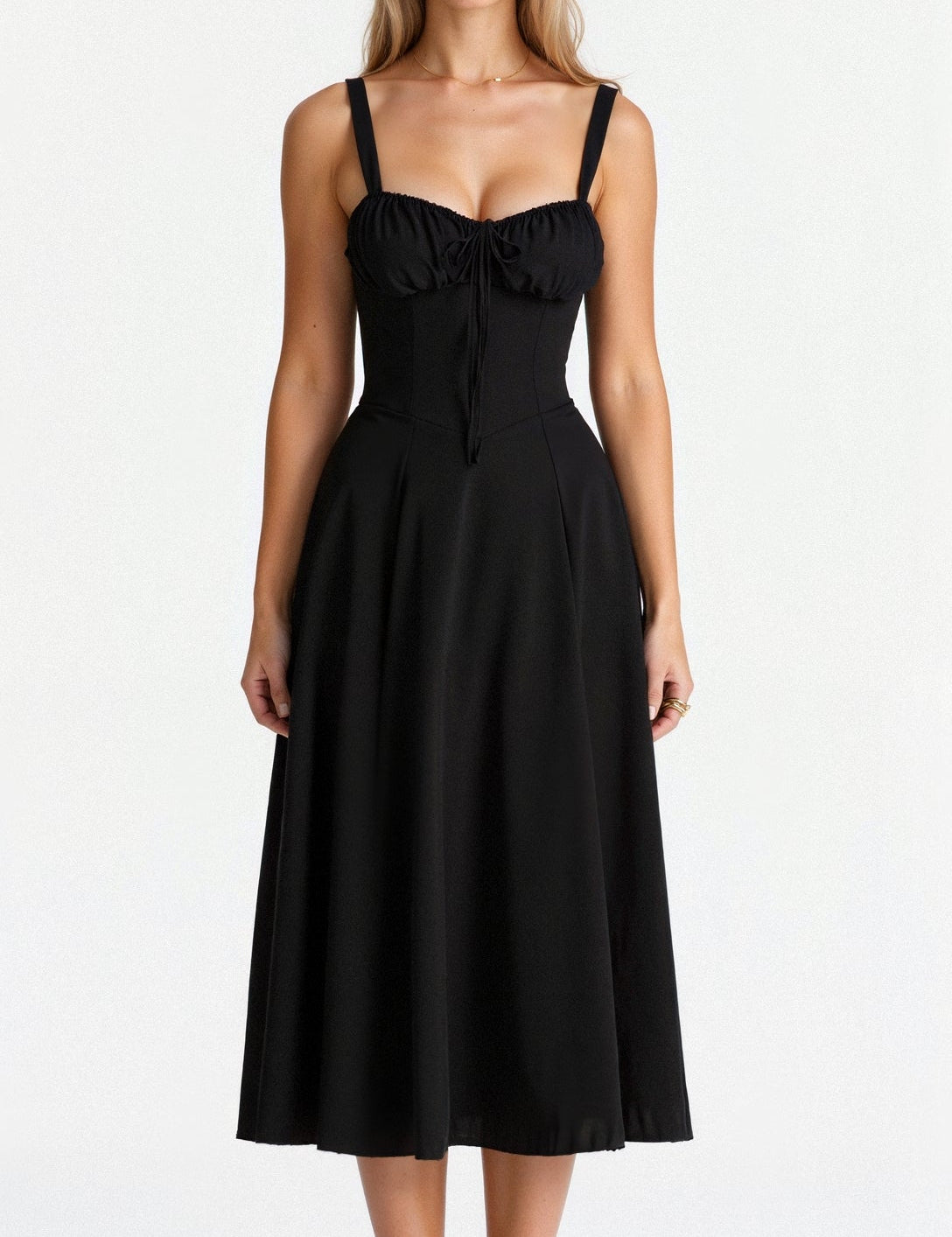 Isabella Monroe | Floral Corset Midi Dress For Women