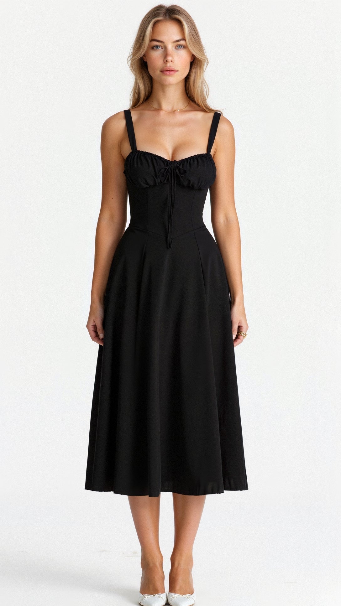 Isabella Monroe | Floral Corset Midi Dress For Women