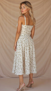 Isabella Monroe | Floral Corset Midi Dress For Women