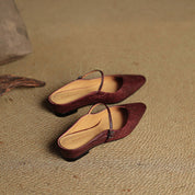 Orella Bellini | Genuine Leather Mule Slides For Women