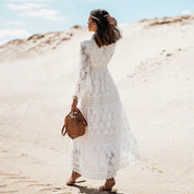 Amelia Thorne | Boho Long Sleeve Maxi Dress For Women