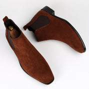 Charlotte Sinclair | Chelsea Suede Ankle Boots For Women