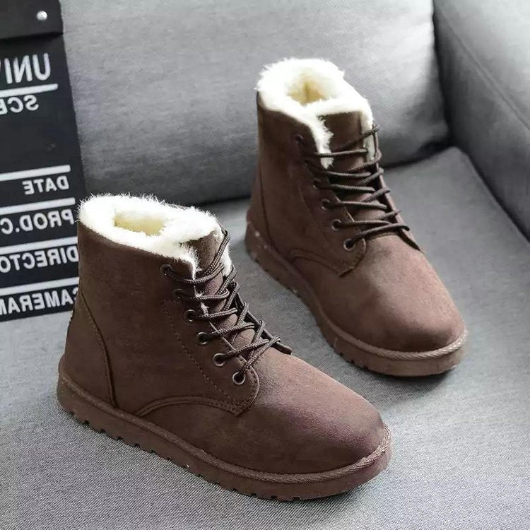 Sienna Laurent | Winter Fur Lined Boots For Women