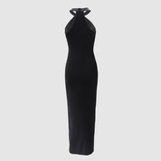 Sophia Wentworth | Rhinestone Halter Midi Dress For Women