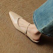 Orella Bellini | Genuine Leather Mule Slides For Women