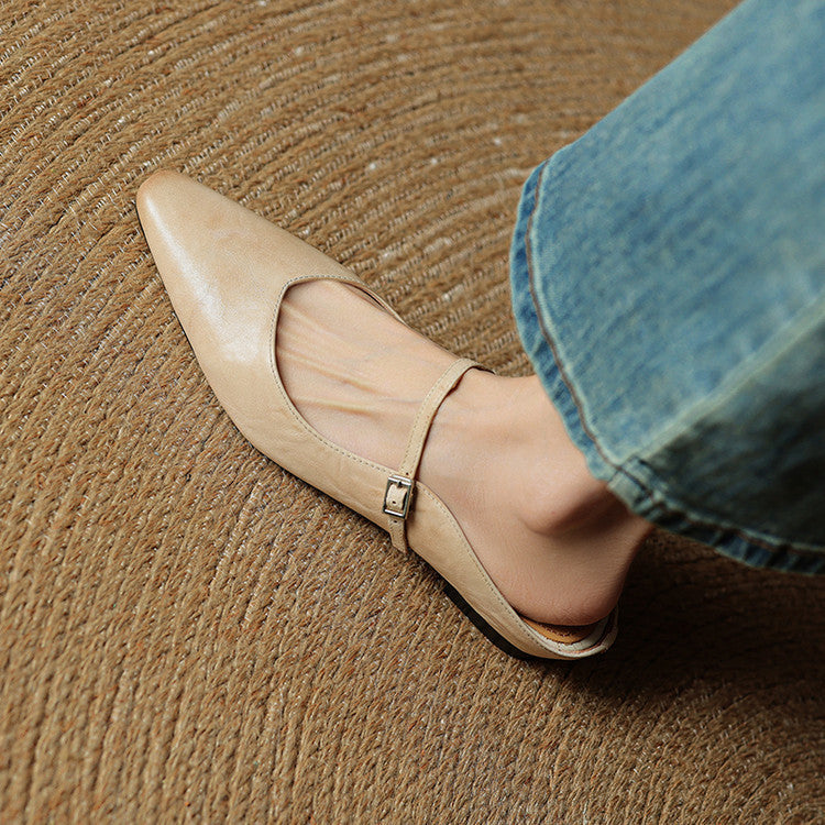 Orella Bellini | Genuine Leather Mule Slides For Women